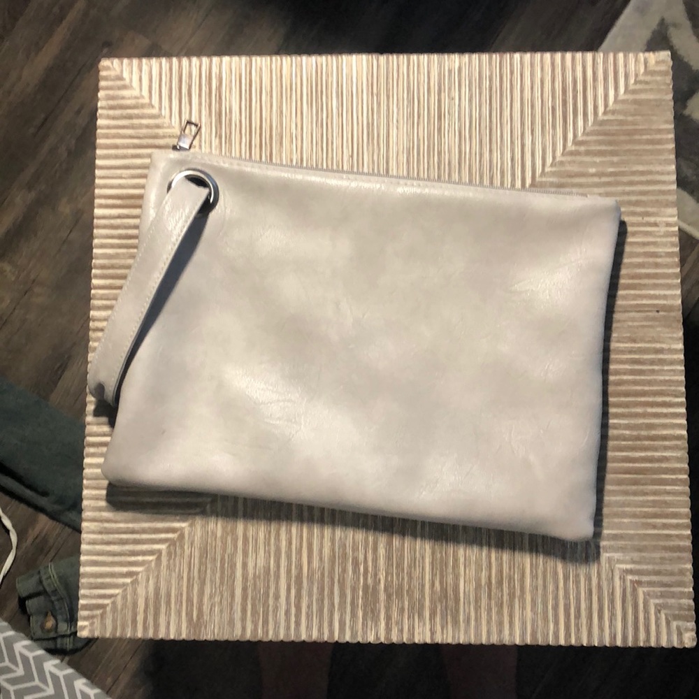 Leather clutch